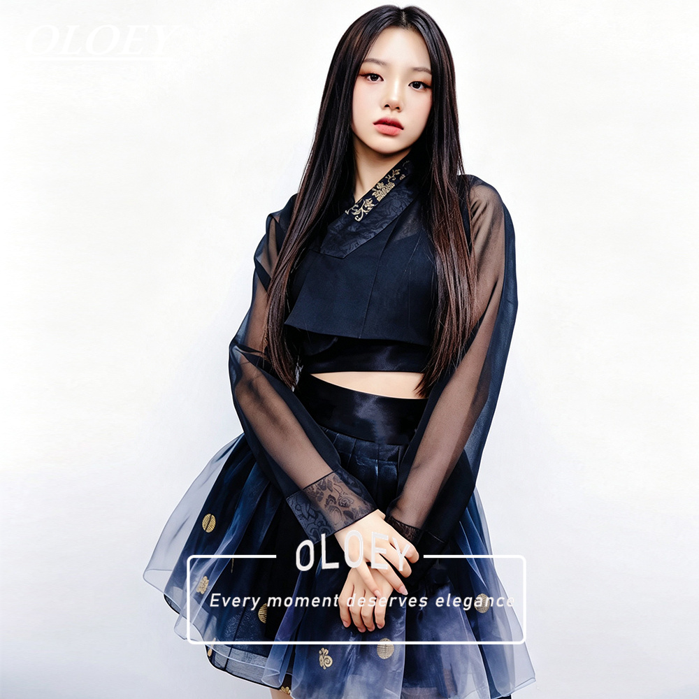 Modern Korean Lifestyle - OLOEY هانبوك قصير بتصميم عتيق وألوان