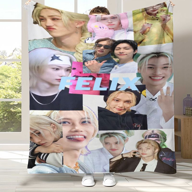 Modern Korean Lifestyle - بطانية فلانيل كورية من SK F-Felixs