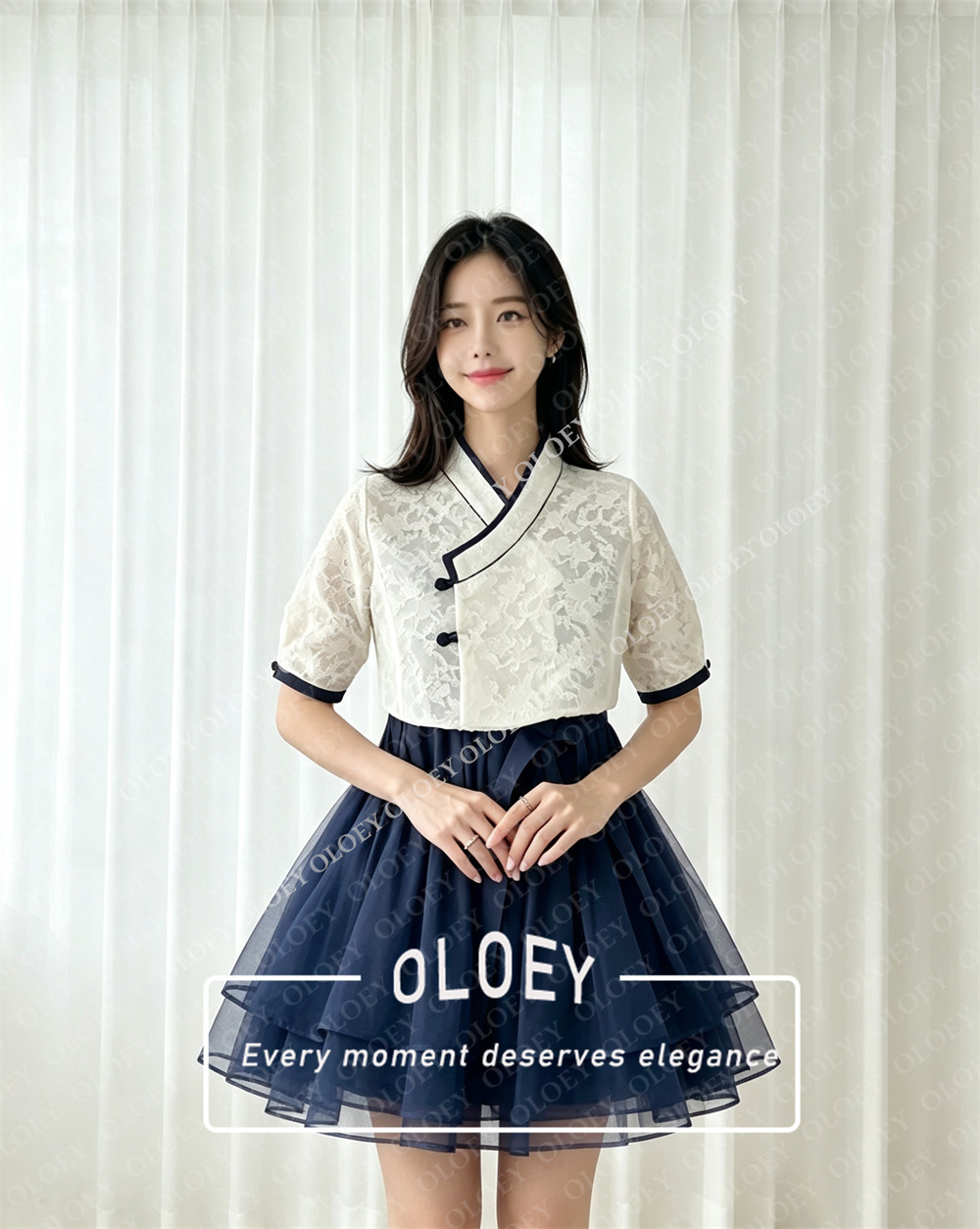 أولوي طقم هانبوك أسود عصري قصي - مراجعة Modern Korean Lifestyle وسعره