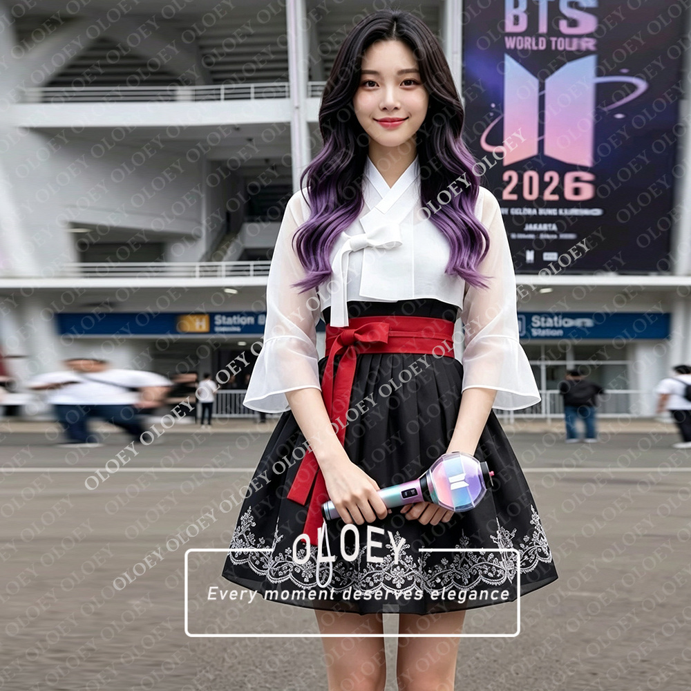 فستان هانبوك كوري قصير عصري من - مراجعة Modern Korean Lifestyle وسعره